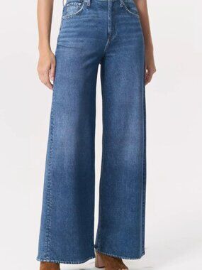 Comfy Sweat Pant Jeans- Mila Rosabella - Wide Leg/High Waist